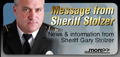 Message from Sheriff Stolzer